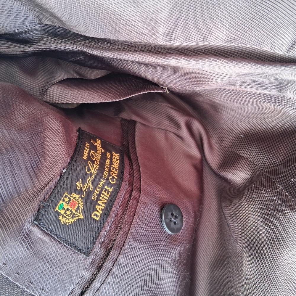 Daniel Cremieux Black Satin Jacket